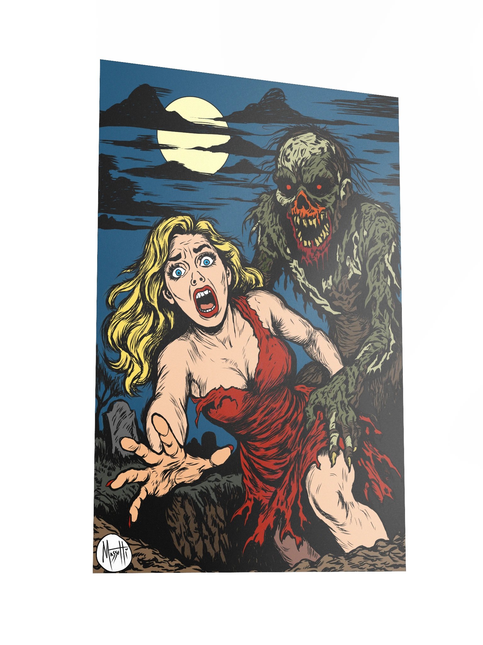 SCREAMING to Escape Art Print product image (2)