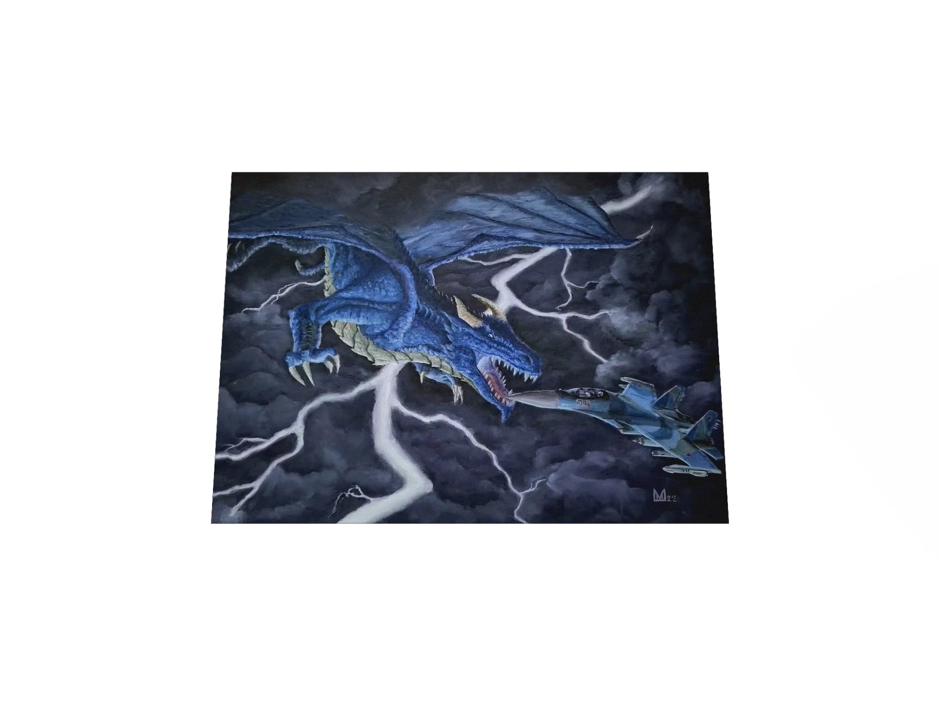 Dragon's Wrath - Premium Matte Paper Print product image (2)
