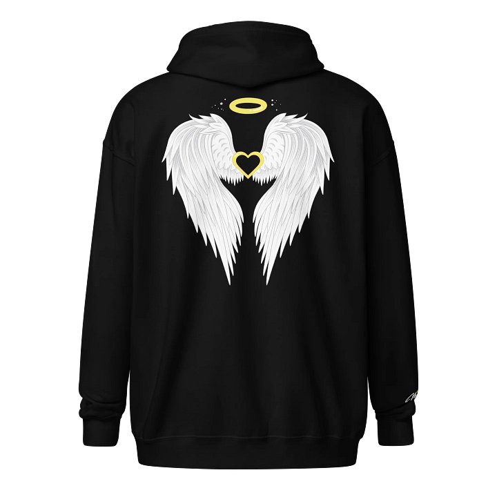 MoopyAngel Zipped Hoodie (Black) product image (2)