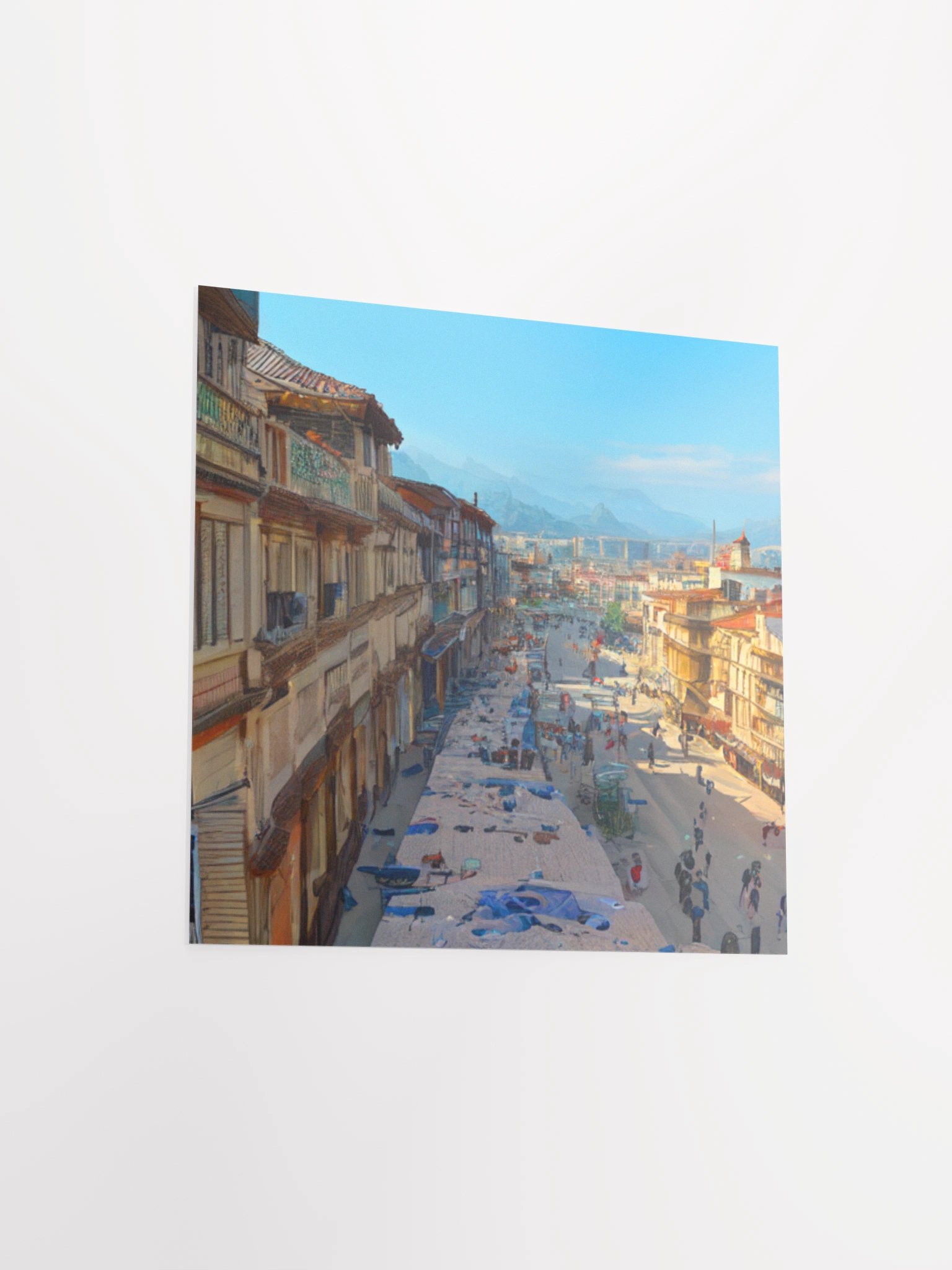 Mountain Market Bustle Poster product image (11)