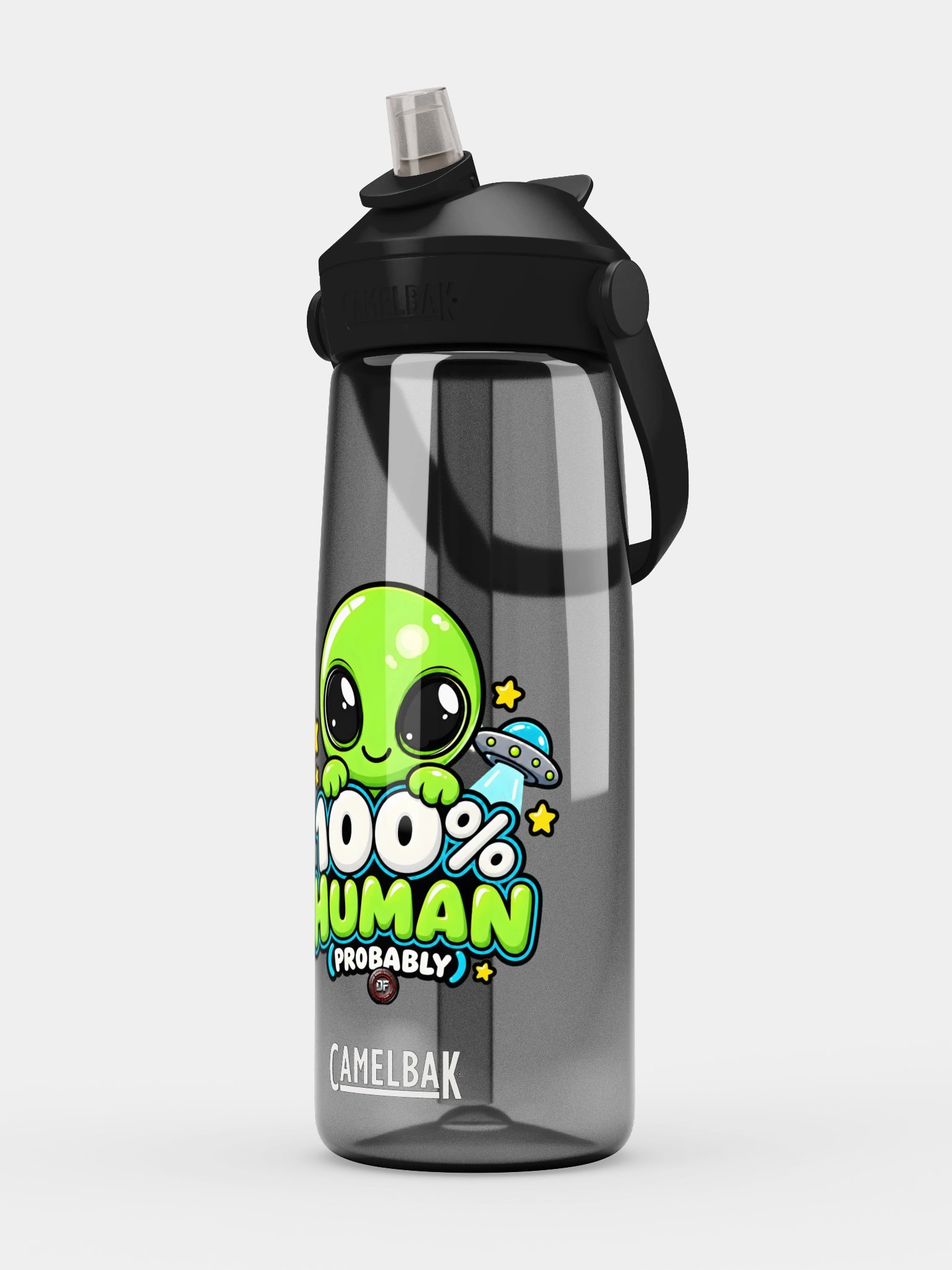 100% Human (Probably) — Curious Minds Water Bottle product image (14)