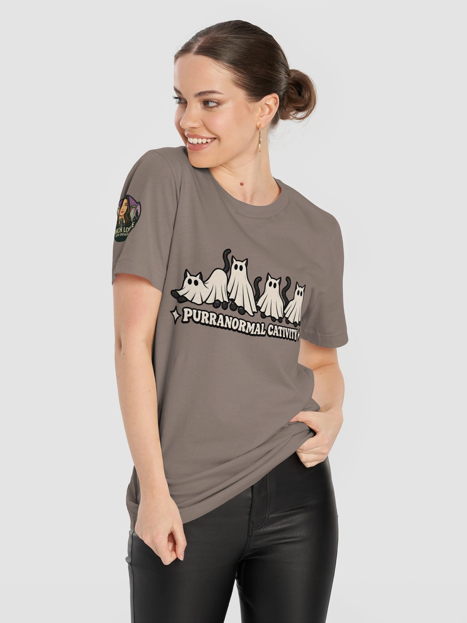 LIMITED EDITION-HALLOWEEN:PURRANORMAL CATIVITY SOFT T-SHIRT product image (1)