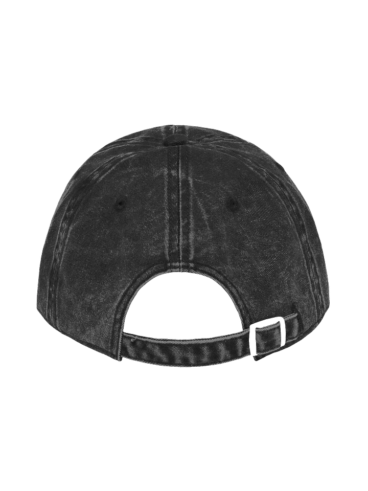 Embroidered Wave Rider Otto Vintage Wash Dad Hat (Blackout) product image (2)