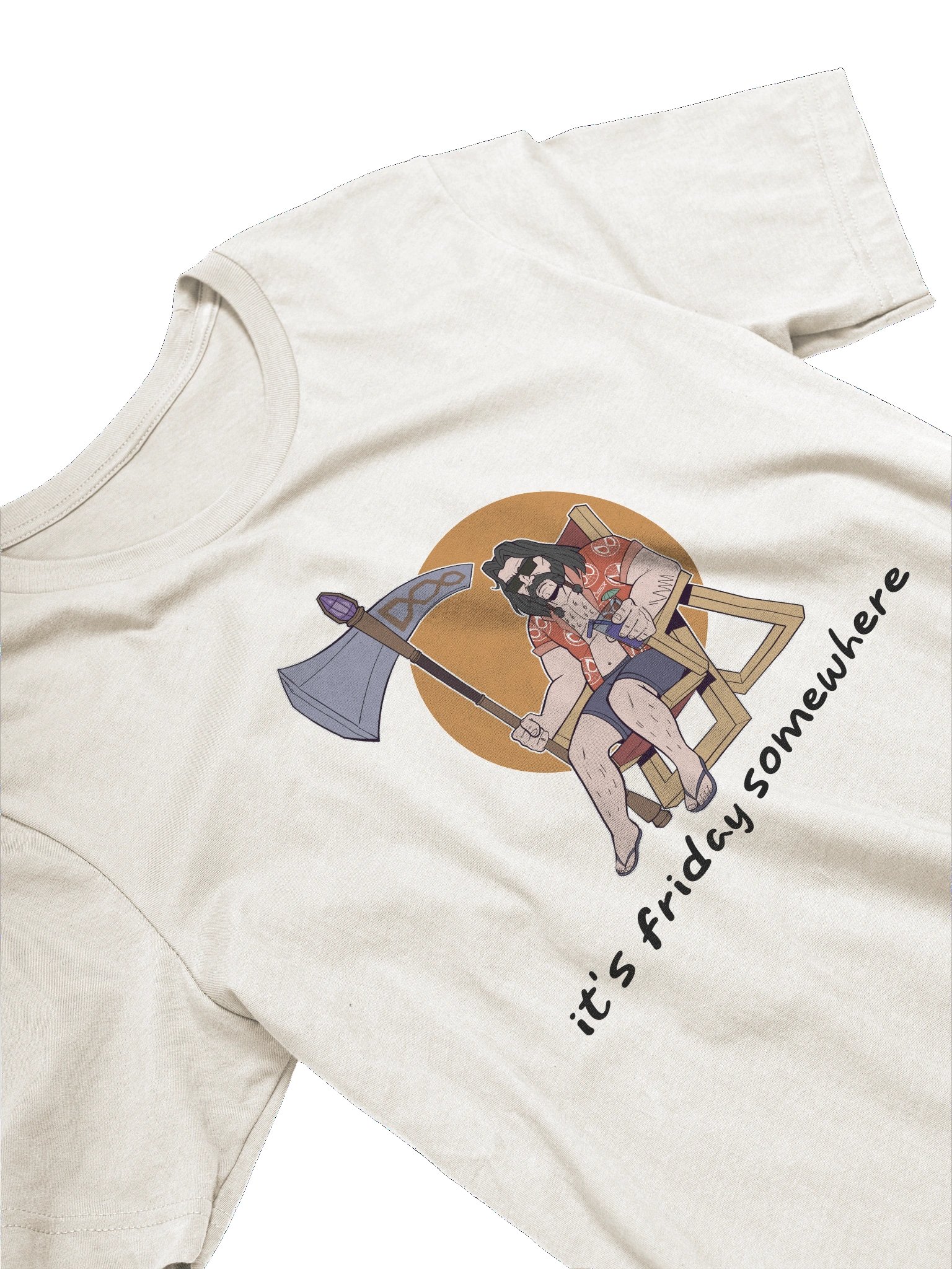 It's Friday Somewhere T-Shirt (Black Text) product image (39)