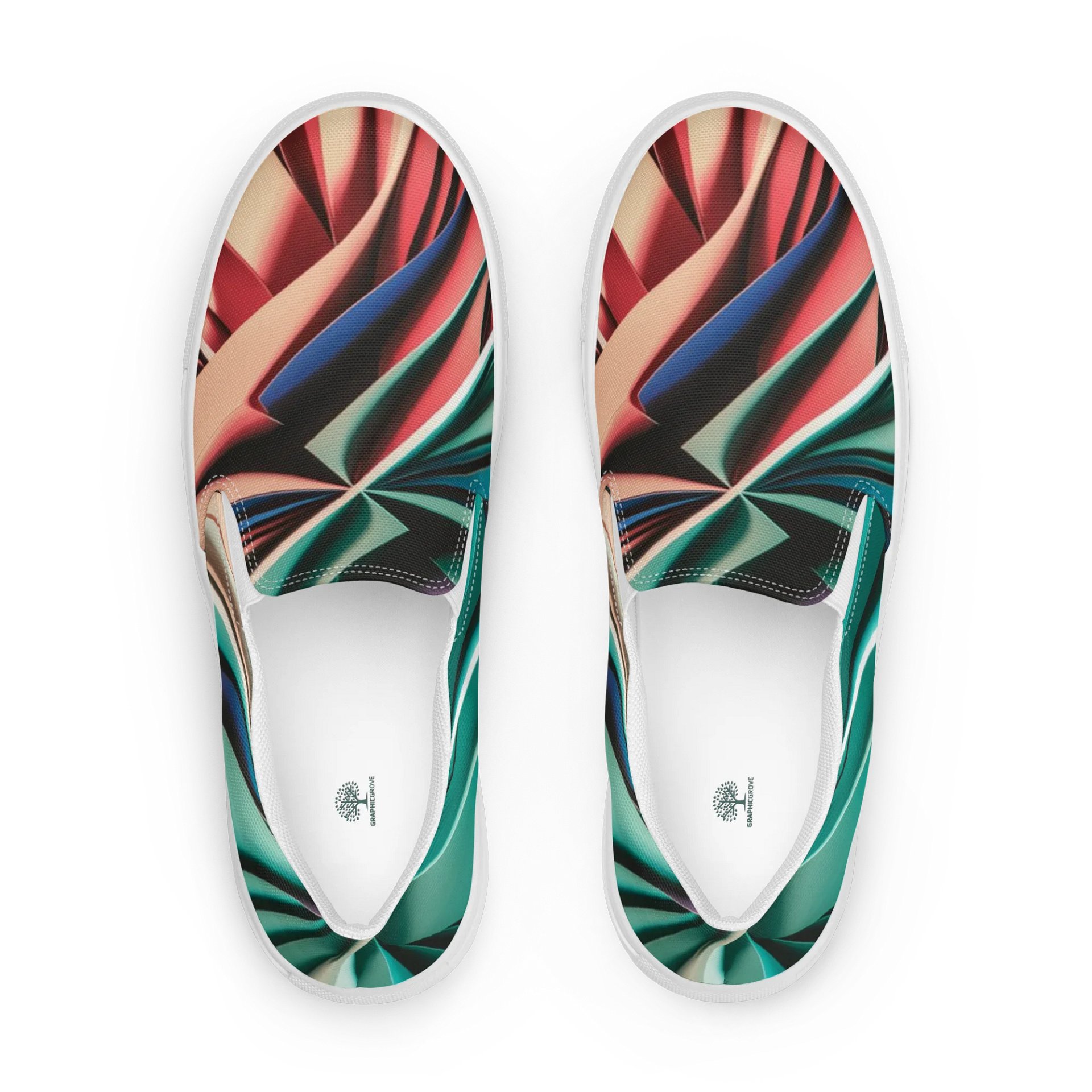 Graphic Grove Men's Slip-On Canvas Shoes - Exclusive Handmade Designs for Unmatched Style and Comfort product image (1)