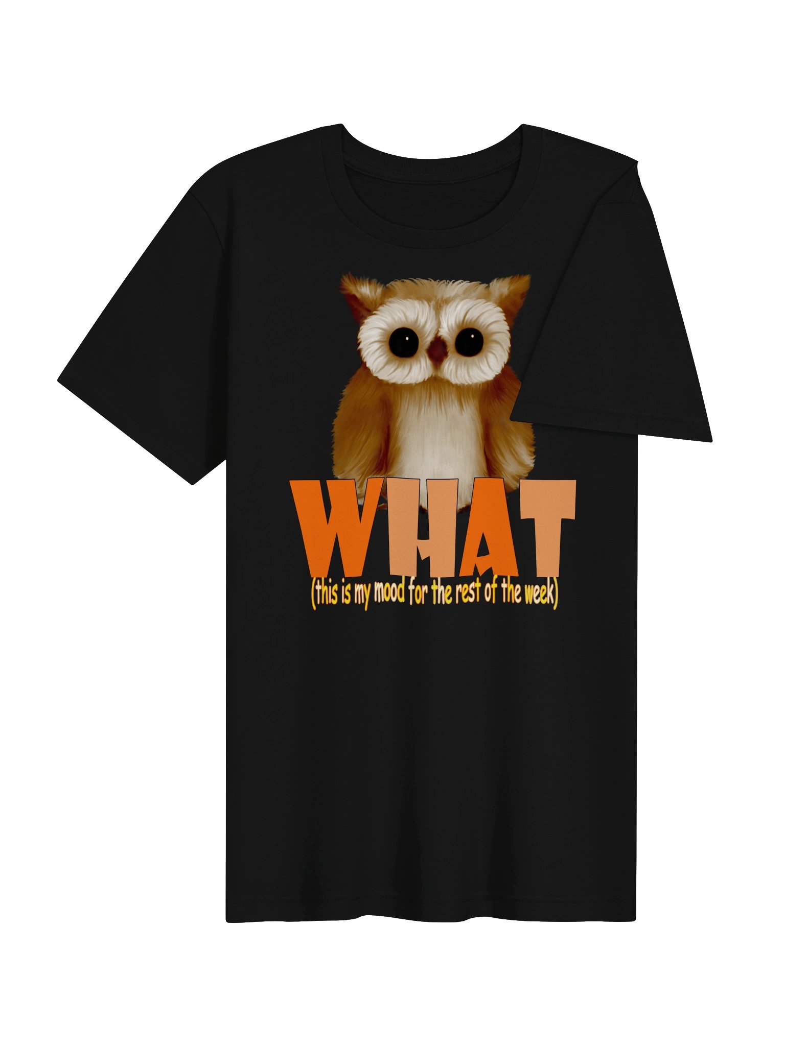 Owl "WHAT" T-Shirt. Unisex Bella+Canvas Supersoft T-Shirt product image (3)