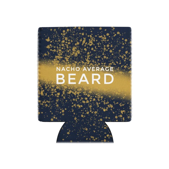 Coozie Can Cooler (Design: Nacho Average Beard) product image (1)