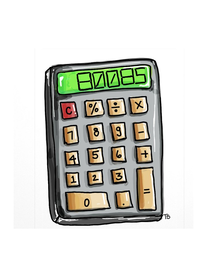 Boobs Calculator Stickers product image (1)