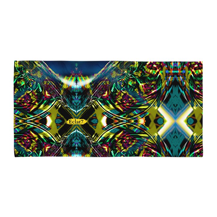 Vibrant Shoreline Spring Beach Towel product image (1)