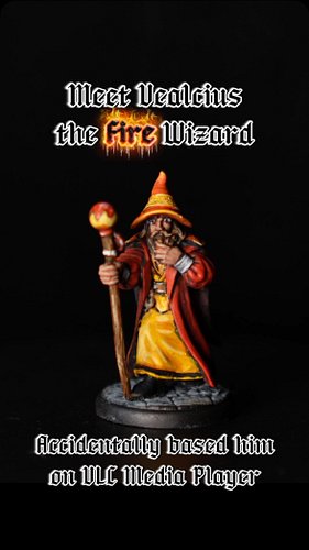 Landol Griswold from @reaperminiatures accidentally made into the VLC scheme

#dnd #fantasy #dungeonsanddragonsminiatures #mi...