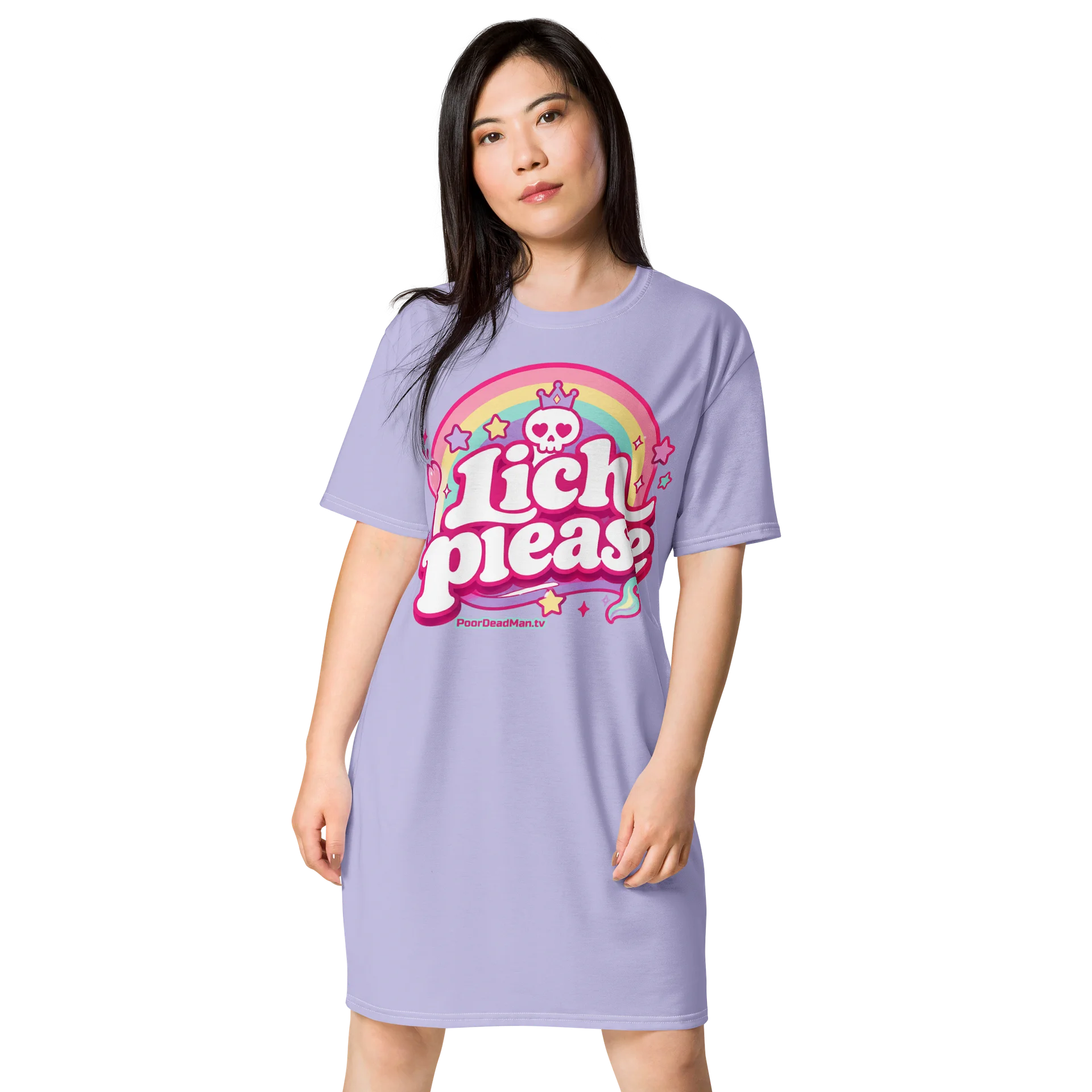 Lich Please T-Shirt Dress product image (1)