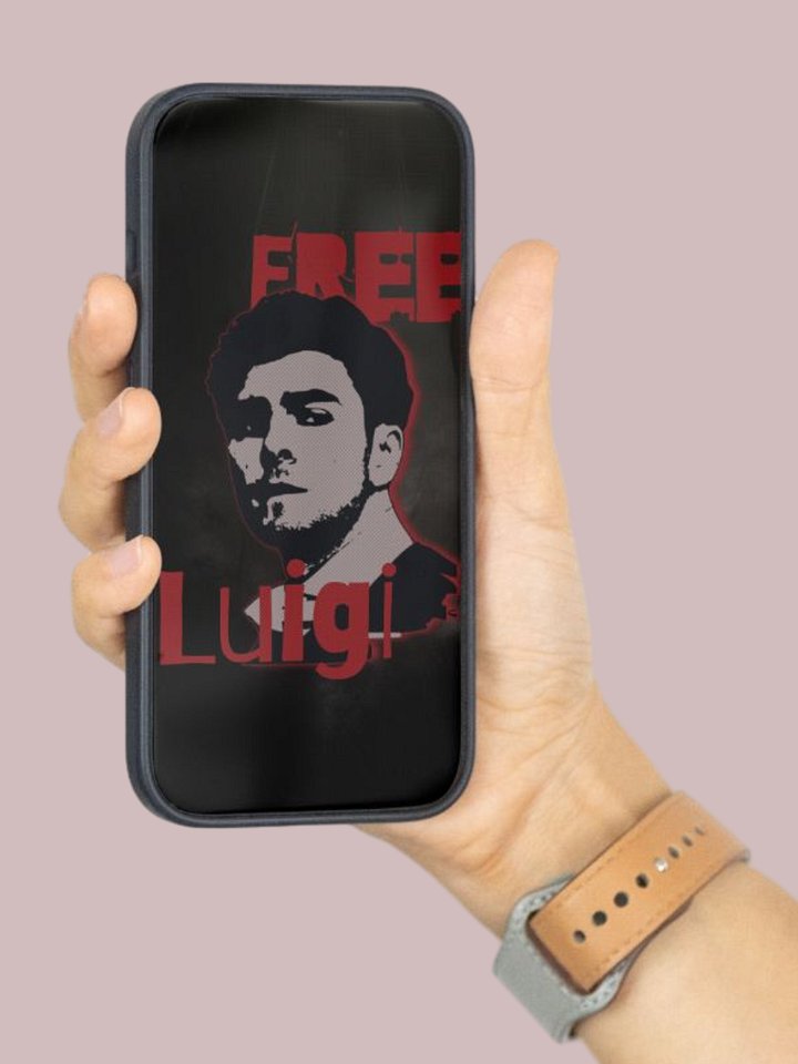 Free Luigi Mangione Mobile Wallpaper Black product image (2)