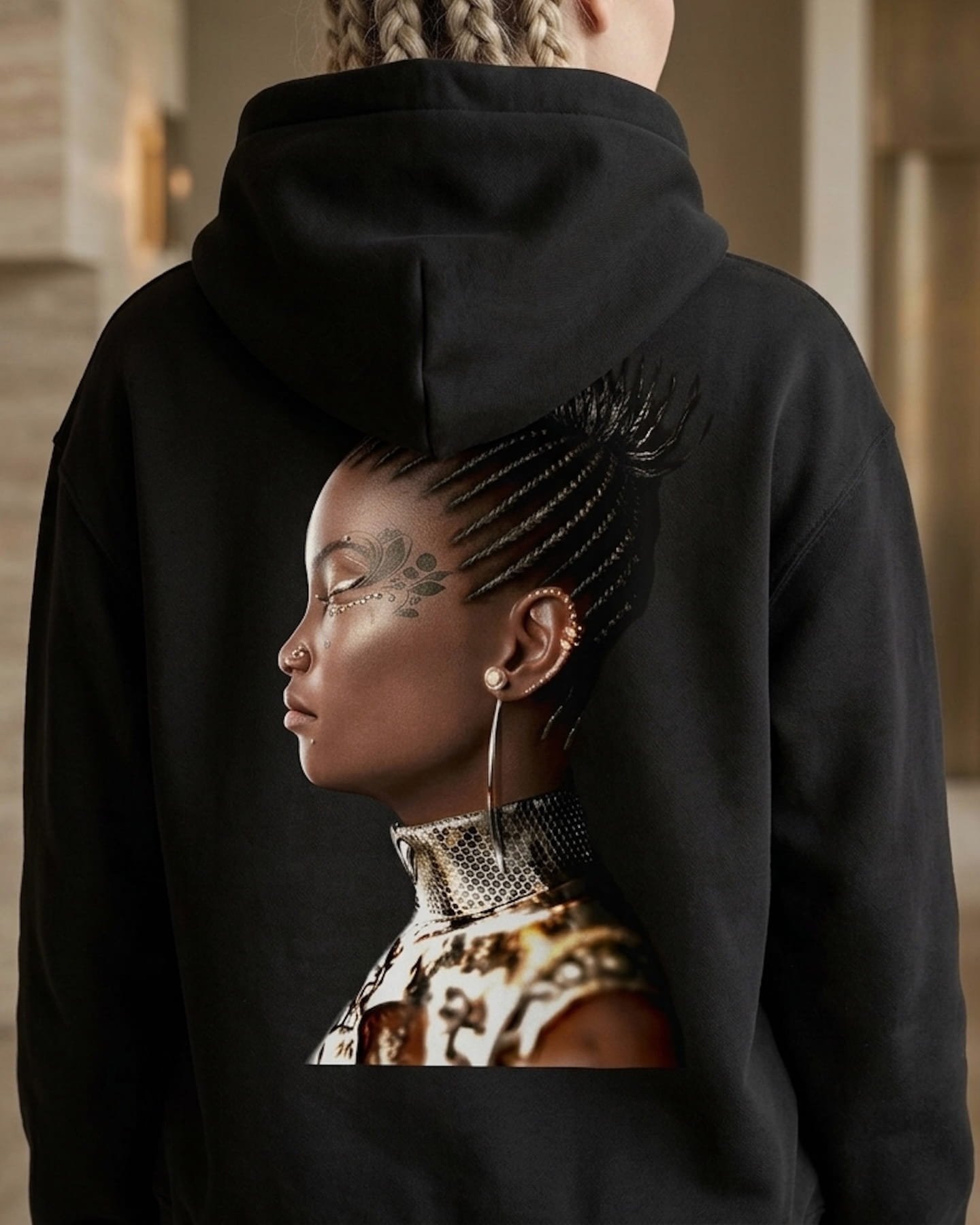 Queen Amanikhatashan Profile · AS Colour French Terry Hoodie product image (4)
