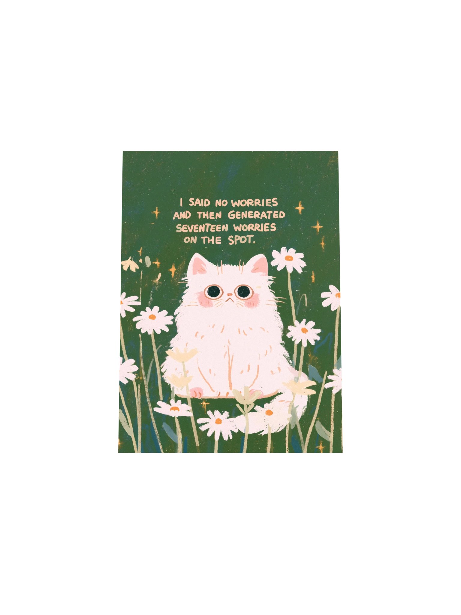 No Worries Cat Poster product image (28)