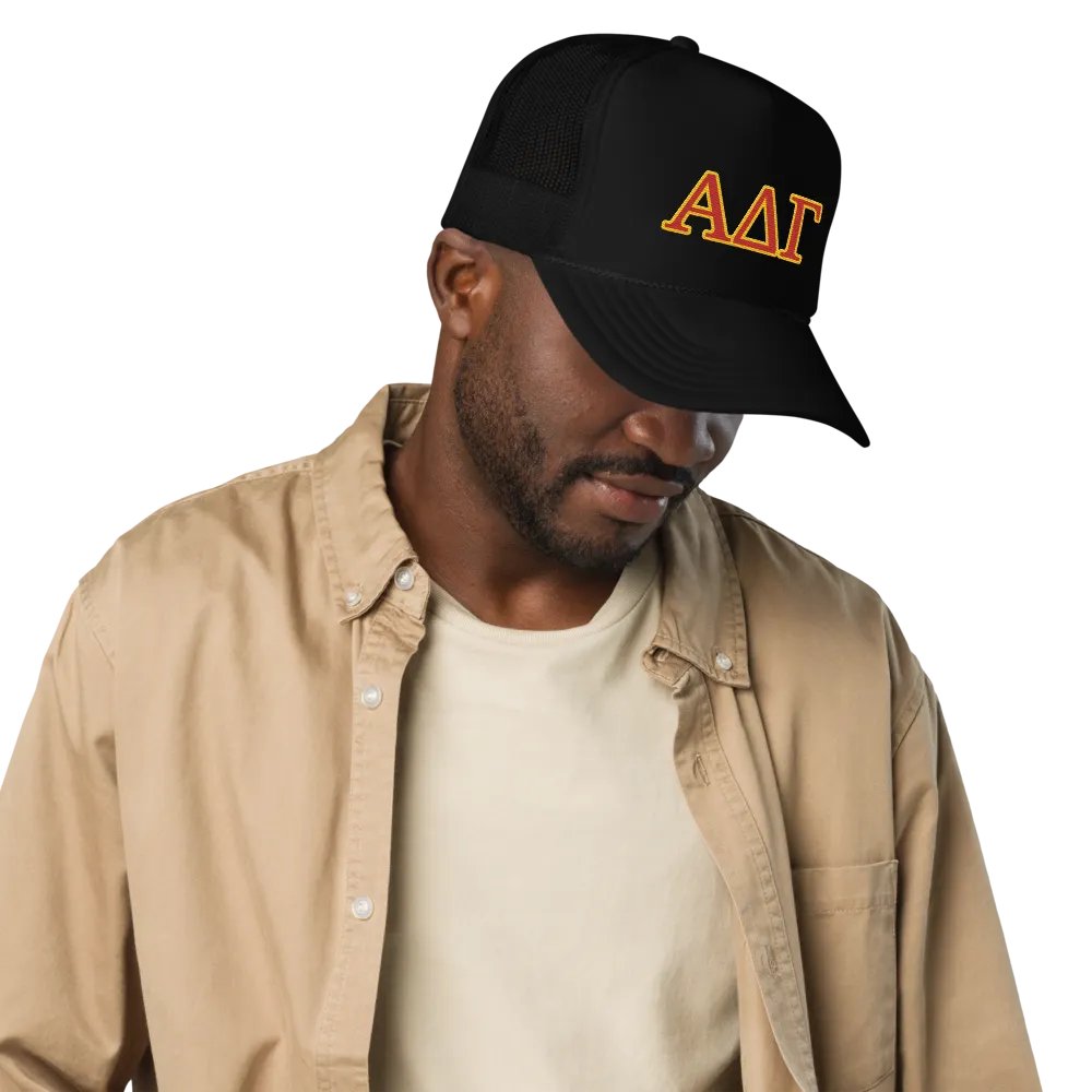 ADG Letters Foam Trucker Cap - Puff Embroidery product image (5)
