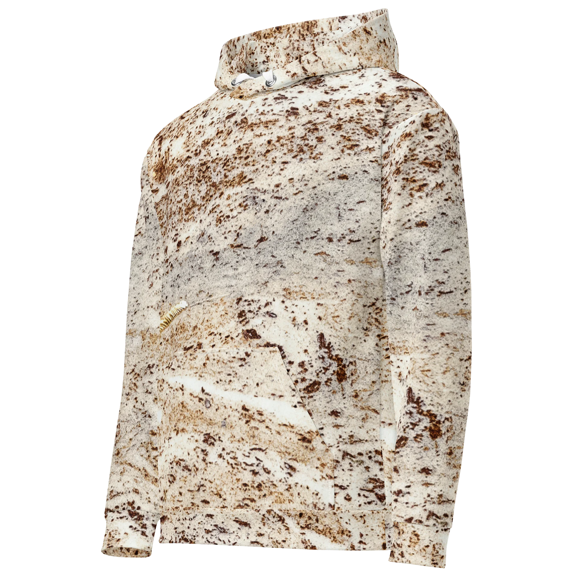 Espresso Swirl All-Over Print Unisex Cotton Streetwear Hoodie product image (3)