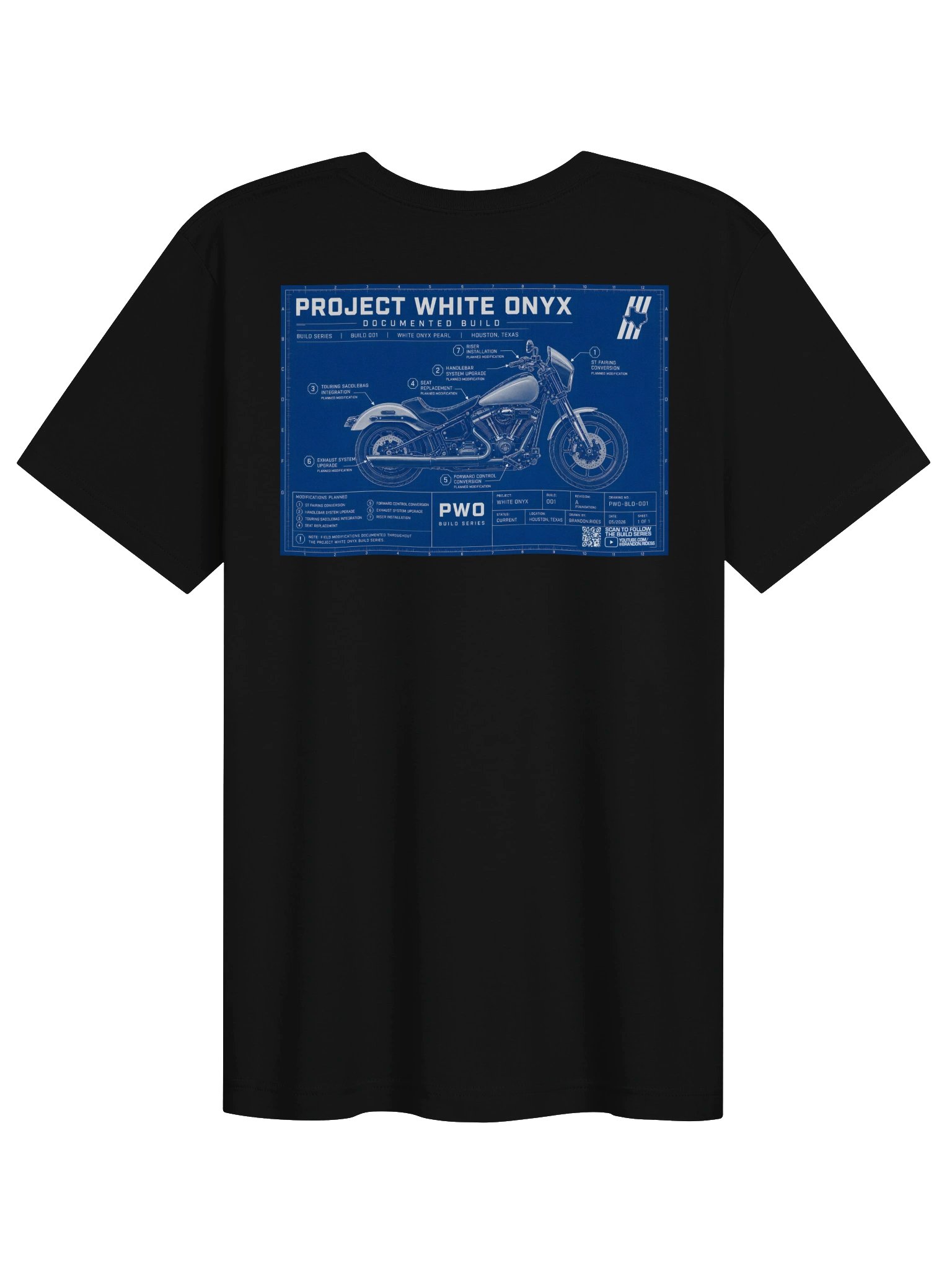 Project White Onyx Blueprint Tee product image (4)