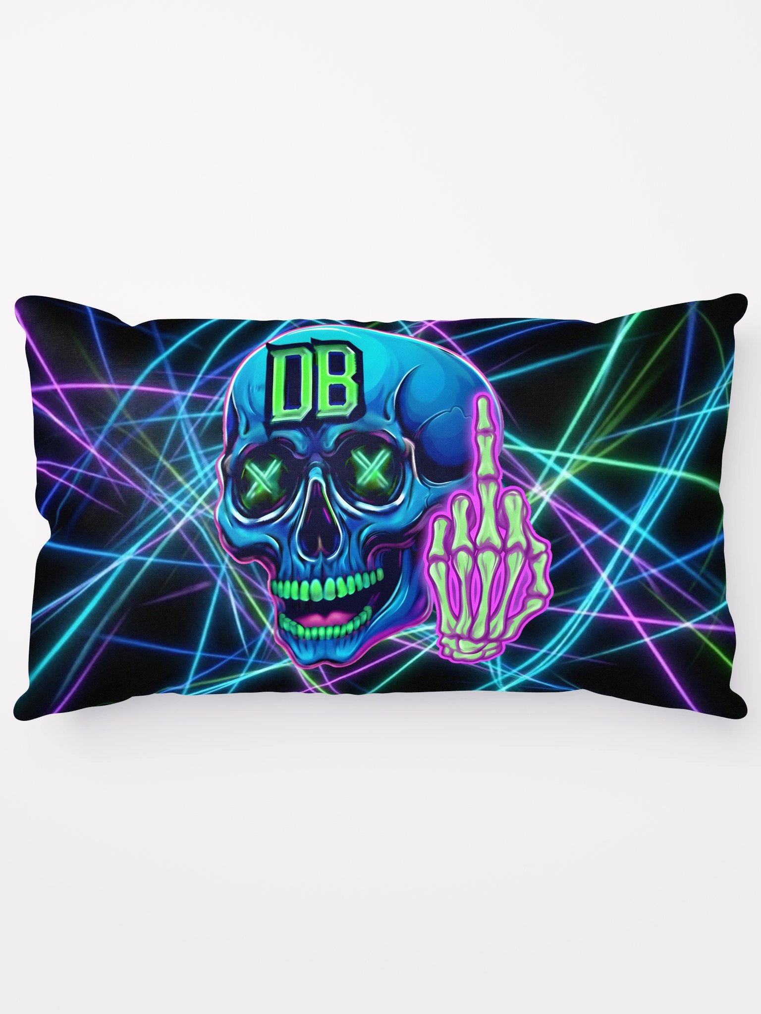 "Finger 'N' The Reaper" Premium Throw Pillow product image (4)