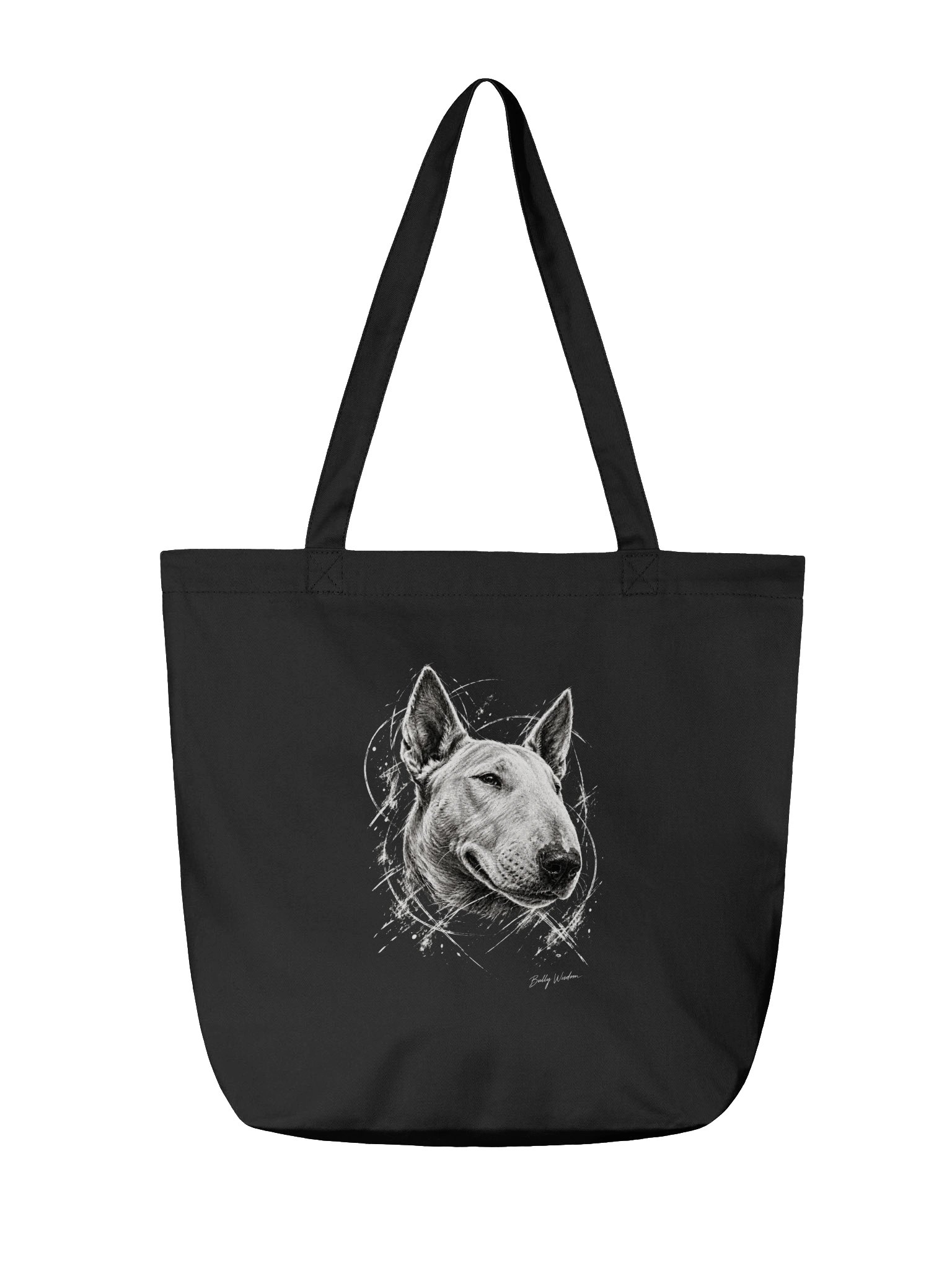 Bull Terrier portrait Tote Bag product image (2)