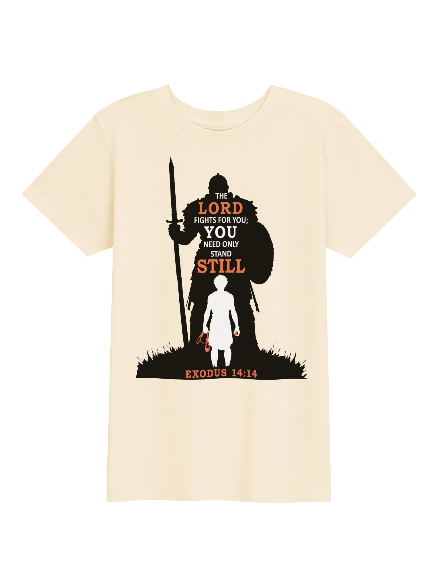 The Lord Fights for You (David) Youth Tee product image (13)