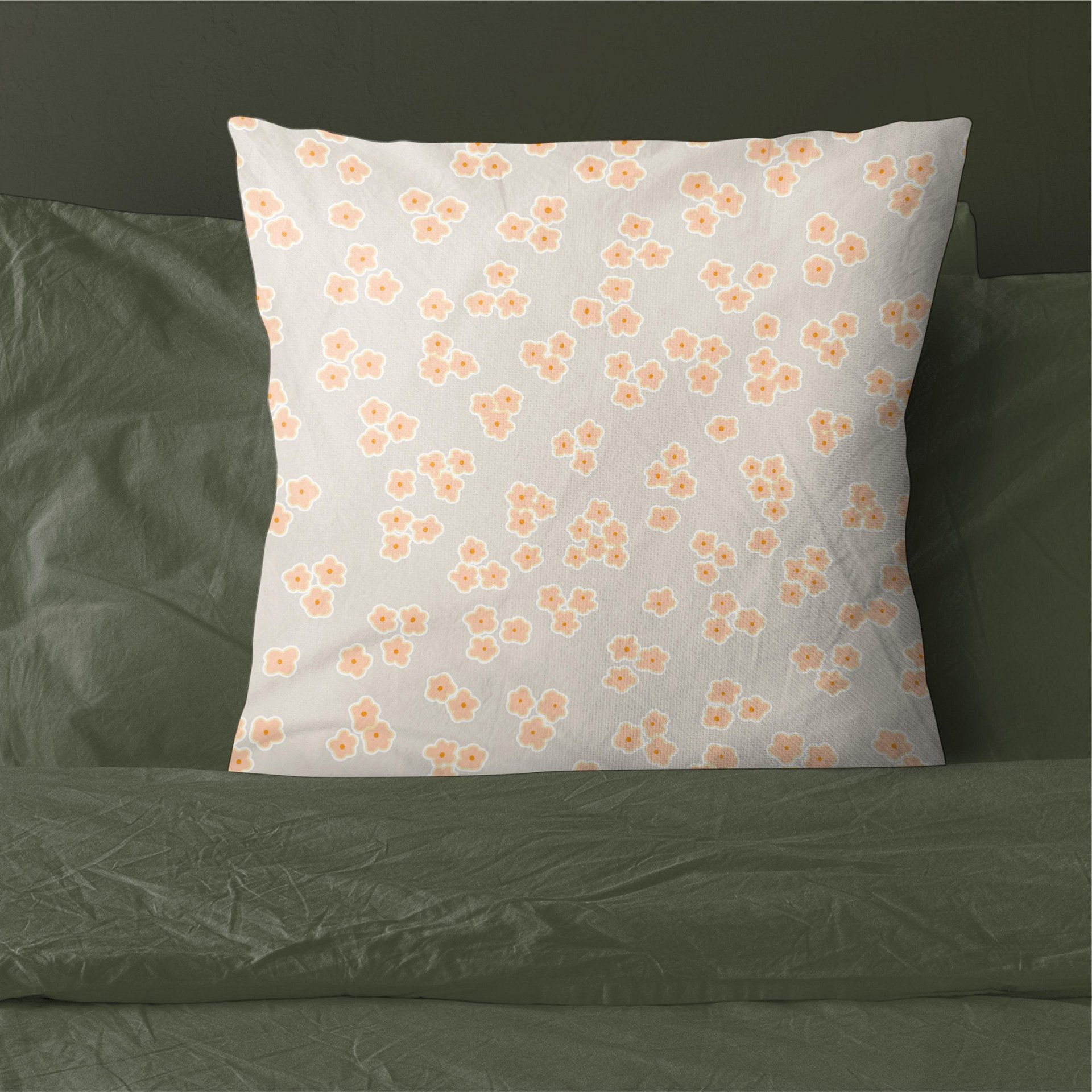 TINY DAISY PEACH PREMIUM Pillow Case product image (2)