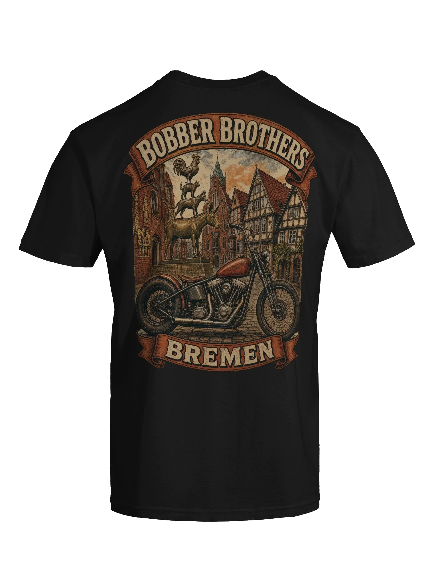 Bremen motorcycle t-shirt design by Bobber Brothers