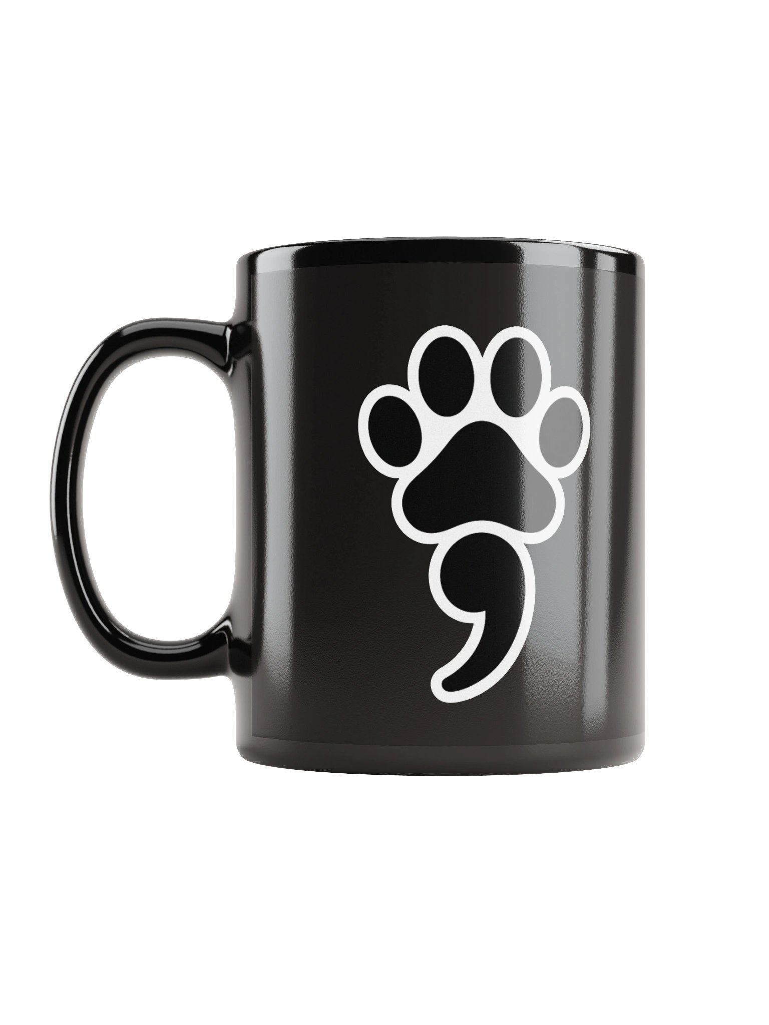 ☕ Paw Semicolon Coffee Mug | Love, Loyalty, and Life’s Next Chapter product image (6)