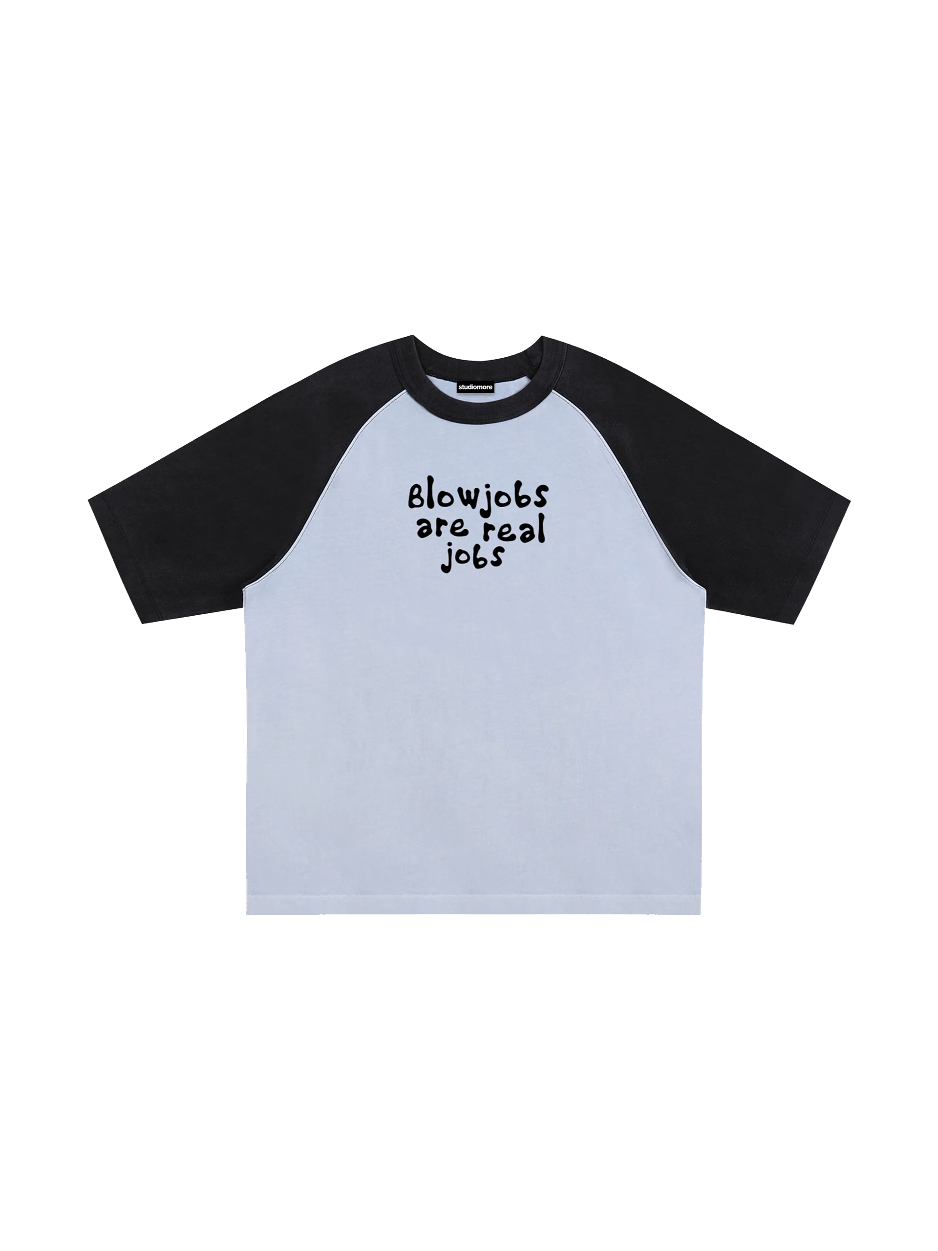Real Jobs Color-Blocked Raglan Sleeve T-Shirt product image (1)
