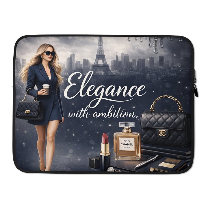 Elegance with Ambition Laptop Sleeve product image (2)