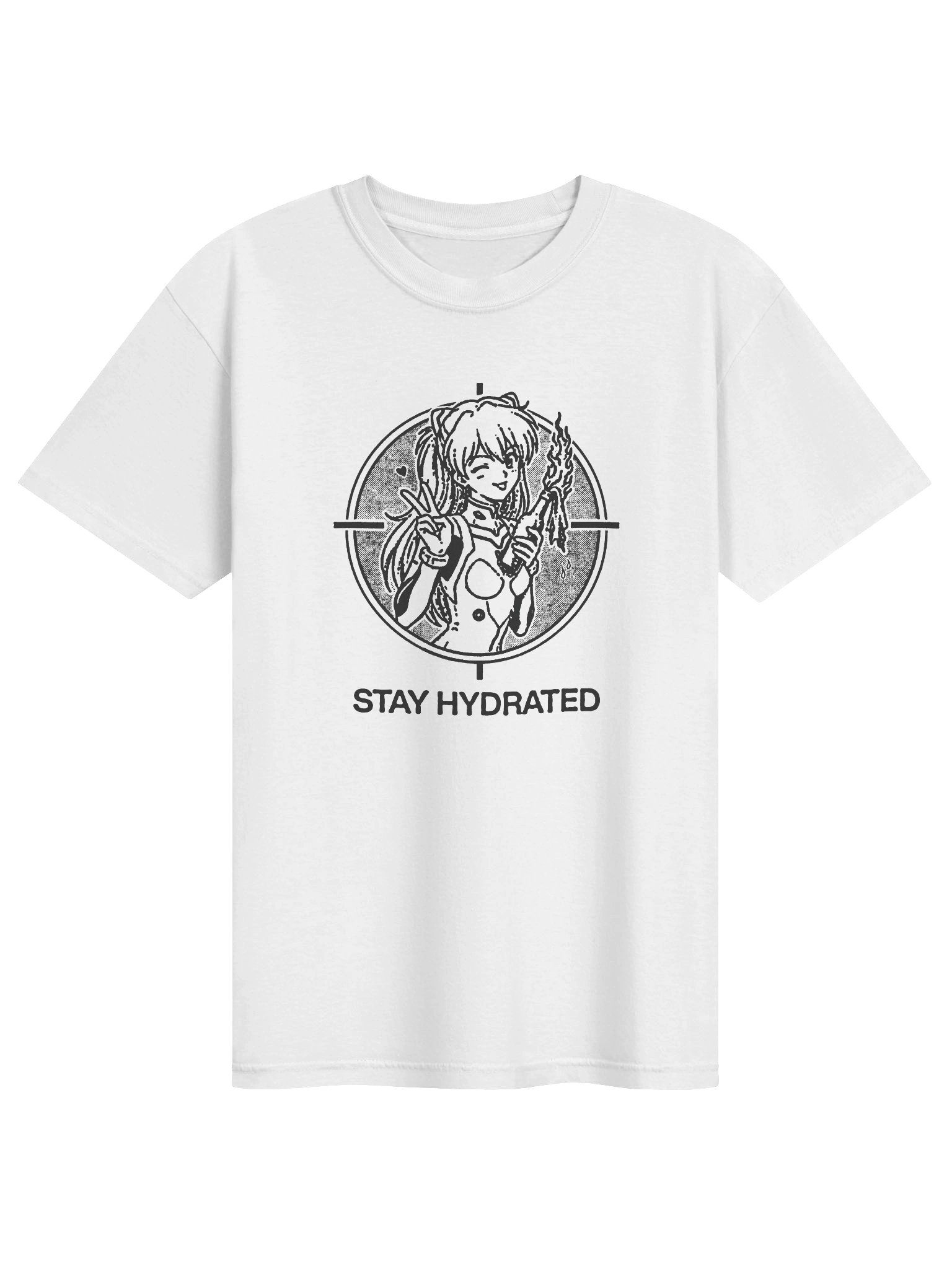 STAY HYDRATED ! T-shirt. white vers. product image (1)