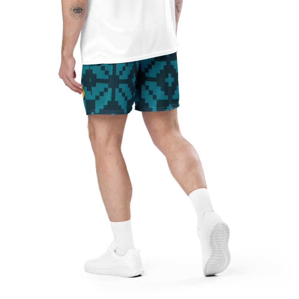 All-Over Print Recycled Unisex Mesh Shorts product image (7)