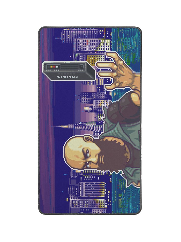 Pixel Desk Mat 12" x 22" product image (1)