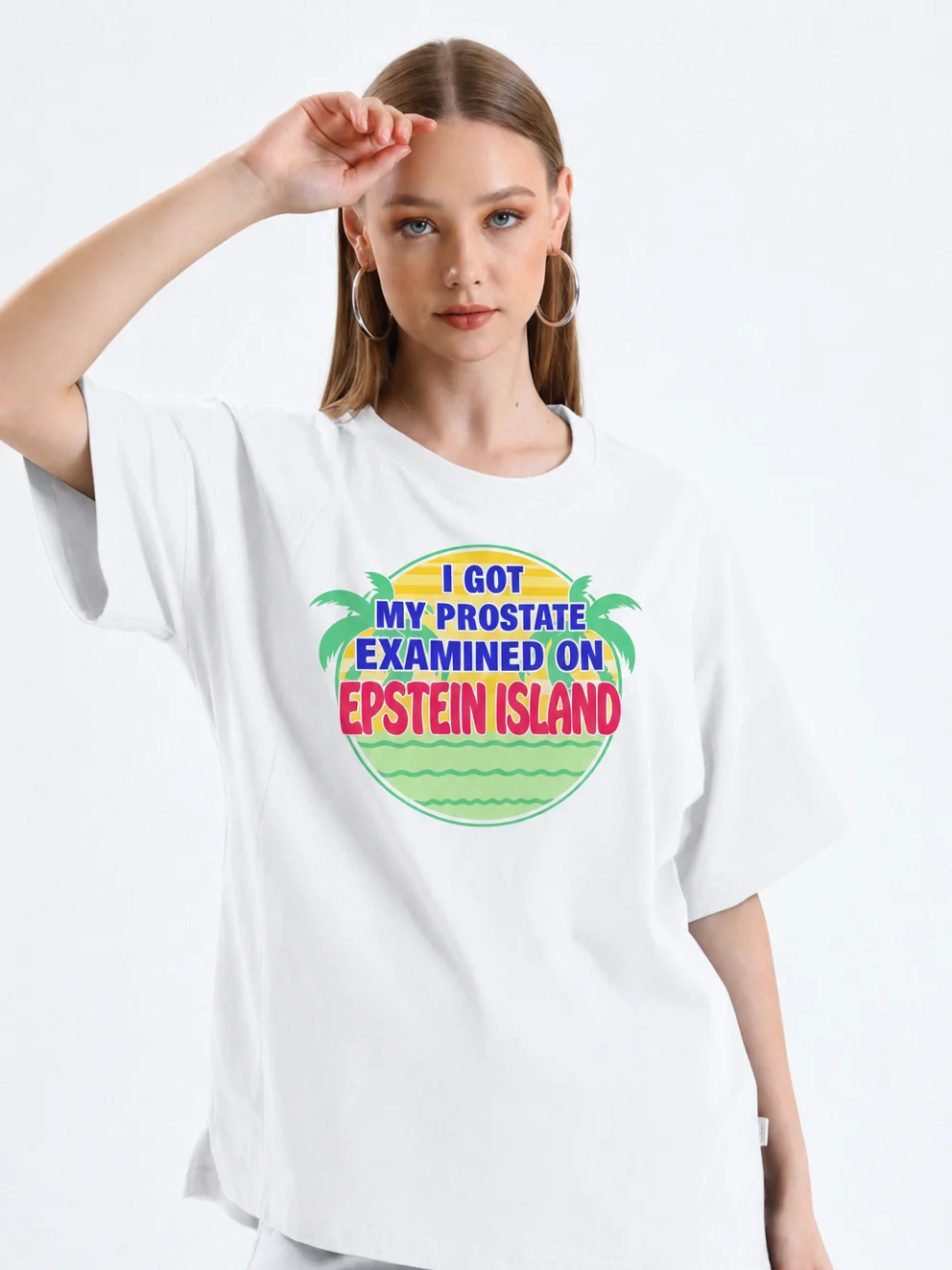 I Got My Prostate Examined On Epstein Island Funny Shirt product image (104)