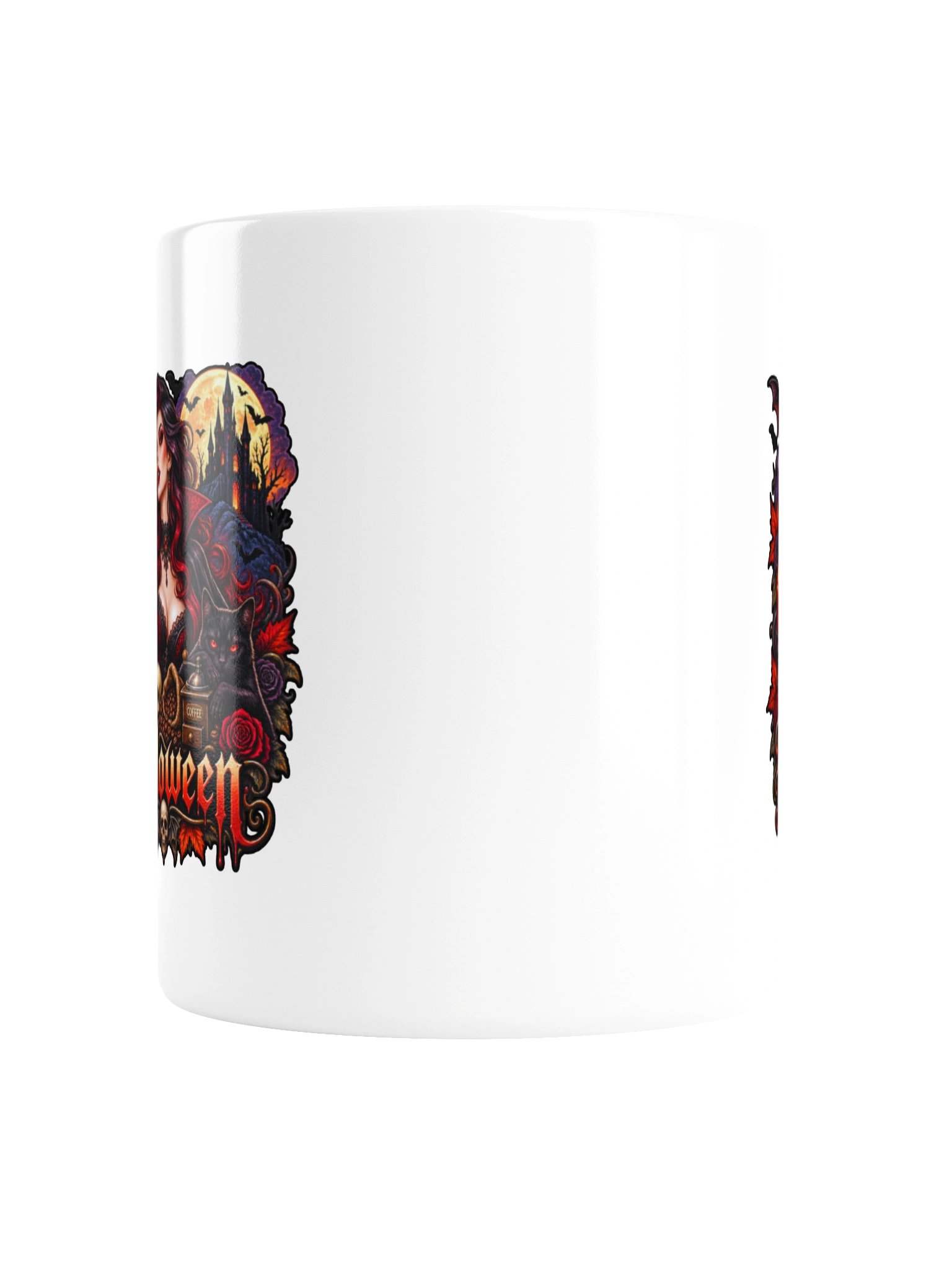 Vampire Queen Halloween Mug – Blood Type Coffee Gothic Cup product image (5)