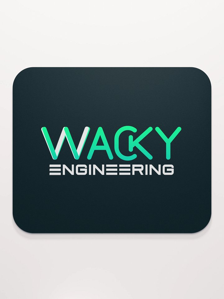 Wacky Engineering Dark Mouse Pad product image (2)