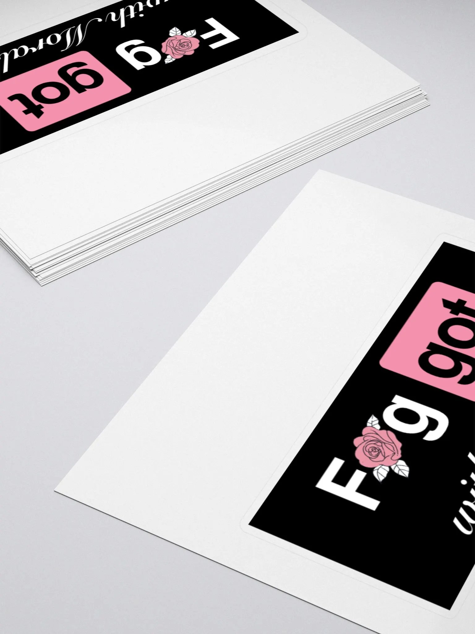 Faggot with Morals Sticker product image (10)