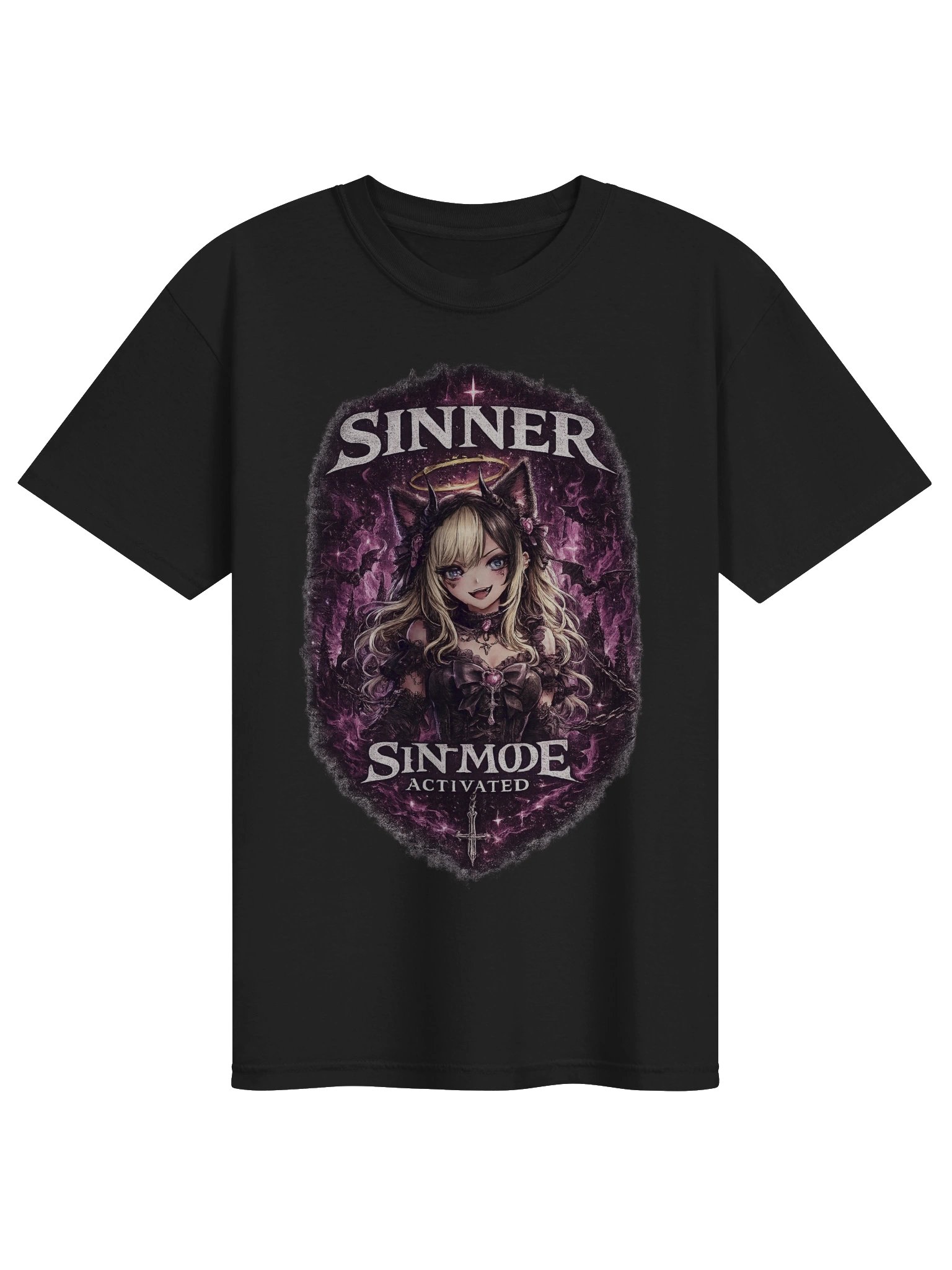 Sinner Mode Activated Tee product image (3)