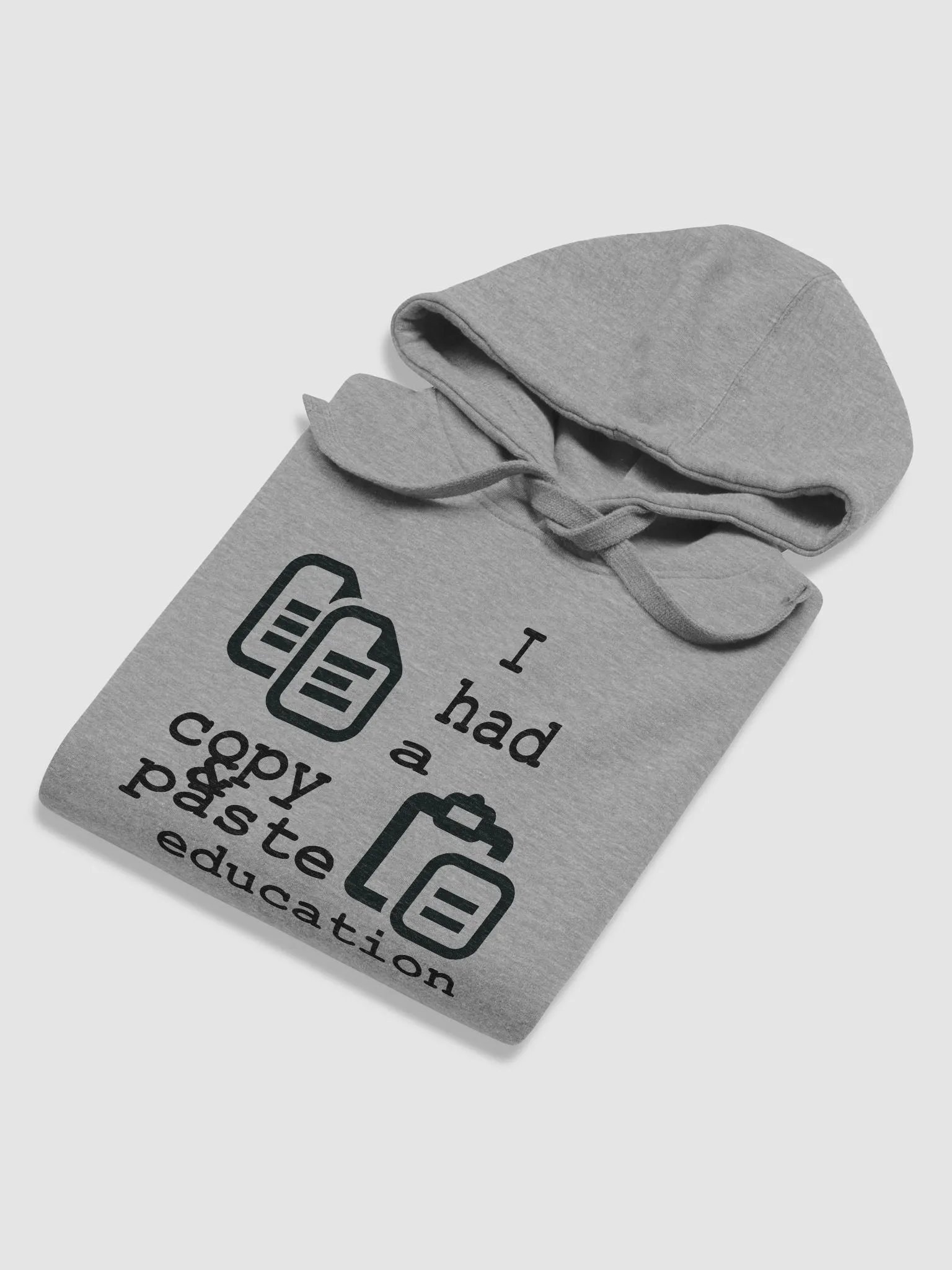 I Had A Copy & Paste Education - Colour - Cotton Heritage Unisex Premium Hoodie product image (5)