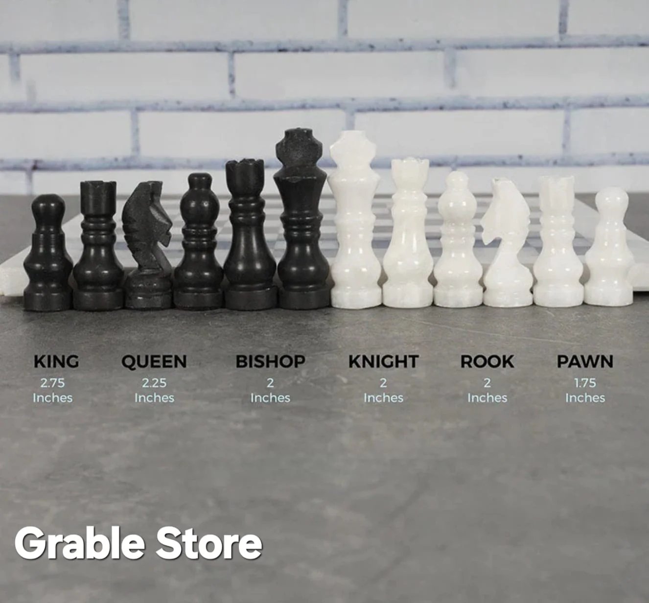Chess Set Of Marble Made By Hand product image (6)