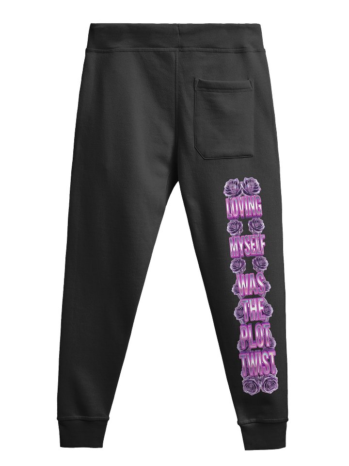 Loving Myself Was The Plot Twist – Chrome Self-Love Sweatpants product image (2)