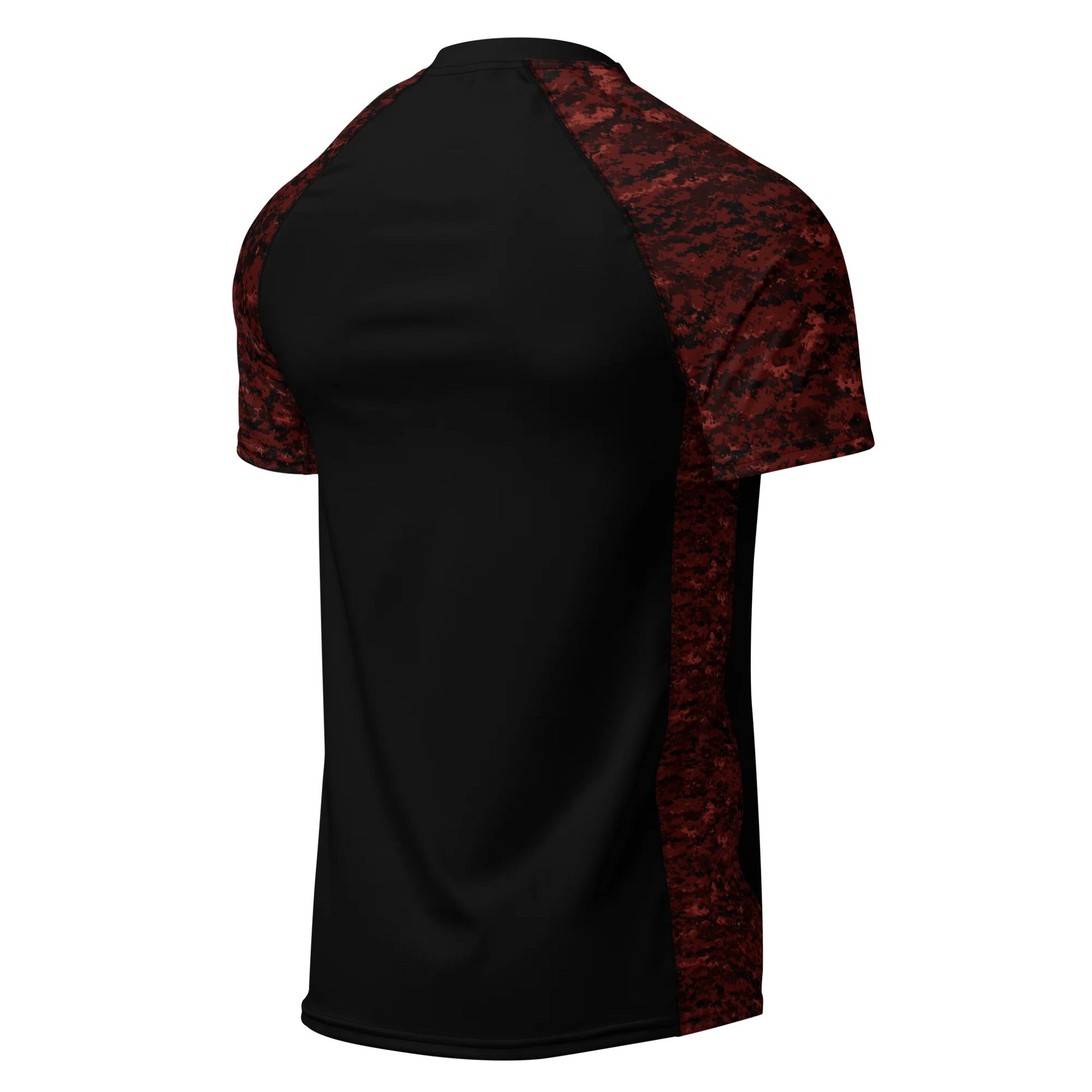 Red Camo Hybrid Compression Tee product image (2)