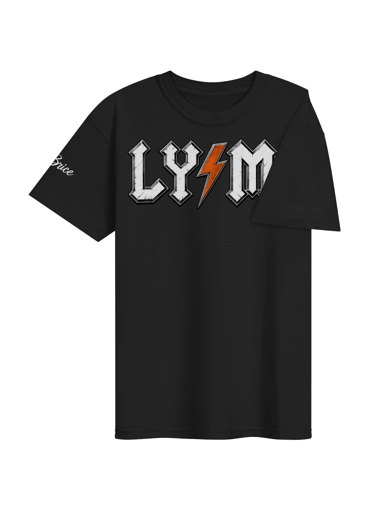 LYM Lightning Bolt Heavy Metal Tee(Unisex)(white ink) product image (27)