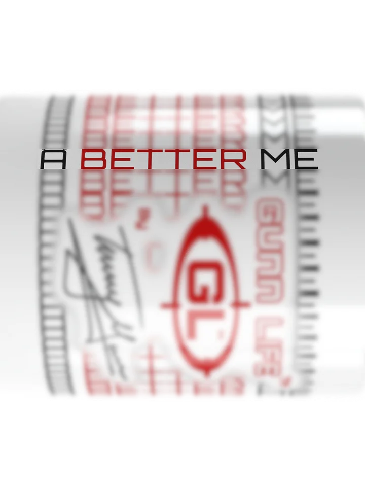 GunnLife™ 'SIDEWAYS' | A Better Me | White Coffee Mug by Tommy Gunn® product image (2)