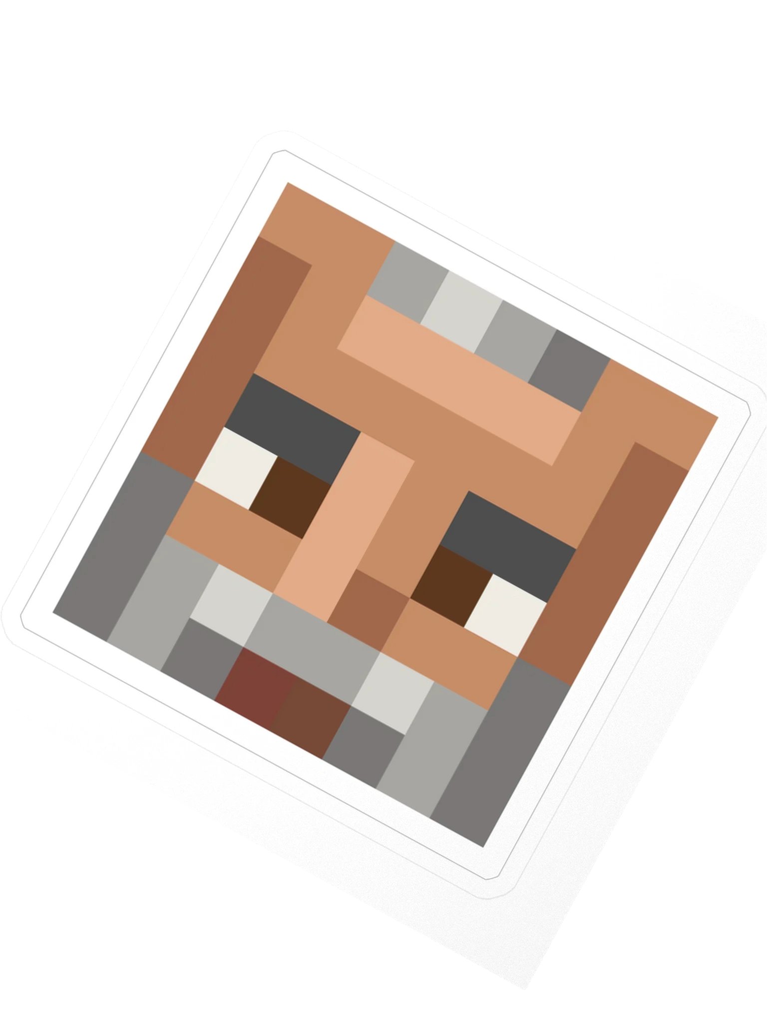 JayzMCWorld Viking Face Kiss Cut Sticker product image (2)