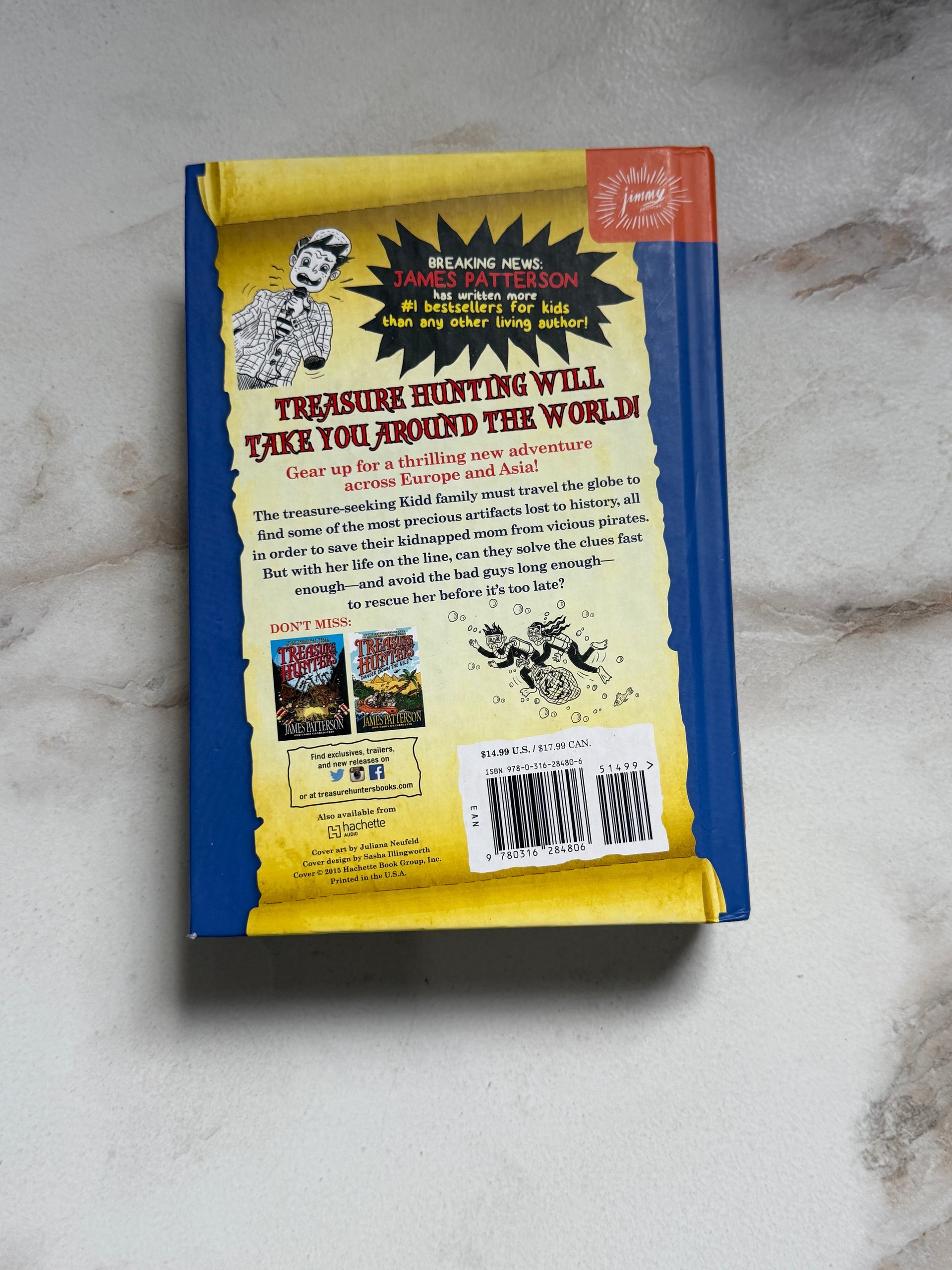 2015 Treasure Hunters: Secret of the Forbidden City | James Patterson & Chris Grabenstein | First Edition First Printing Hardcover product image (5)