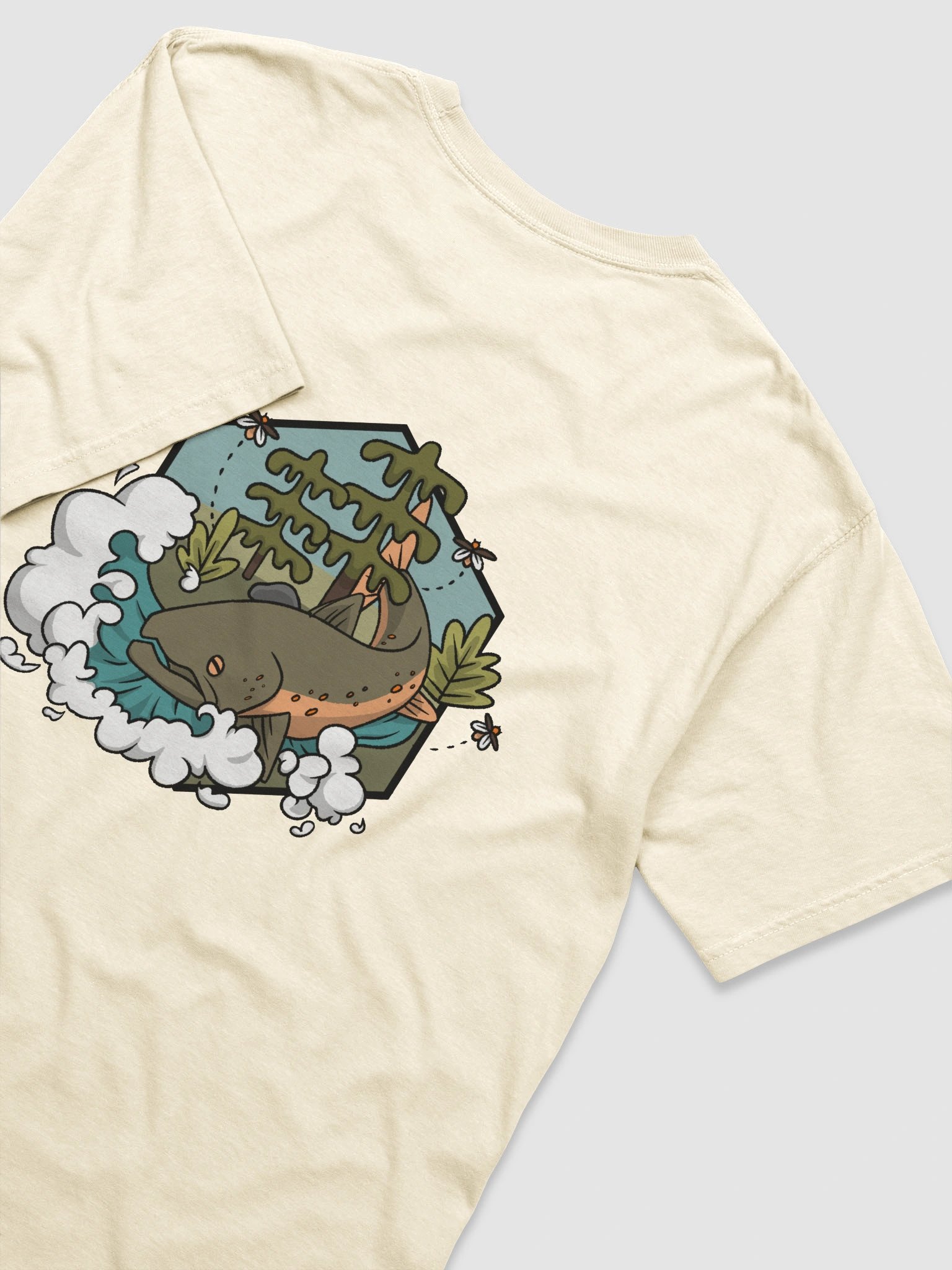 Bull Trout Woods Tee (Charcoal Logo) product image (6)