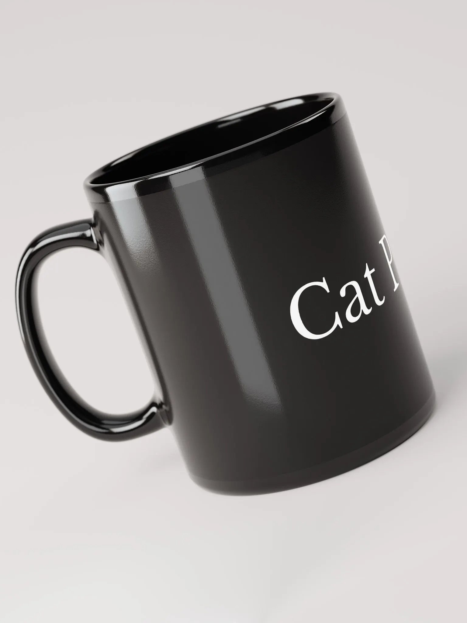 Cat Person Mug (Black) product image (4)