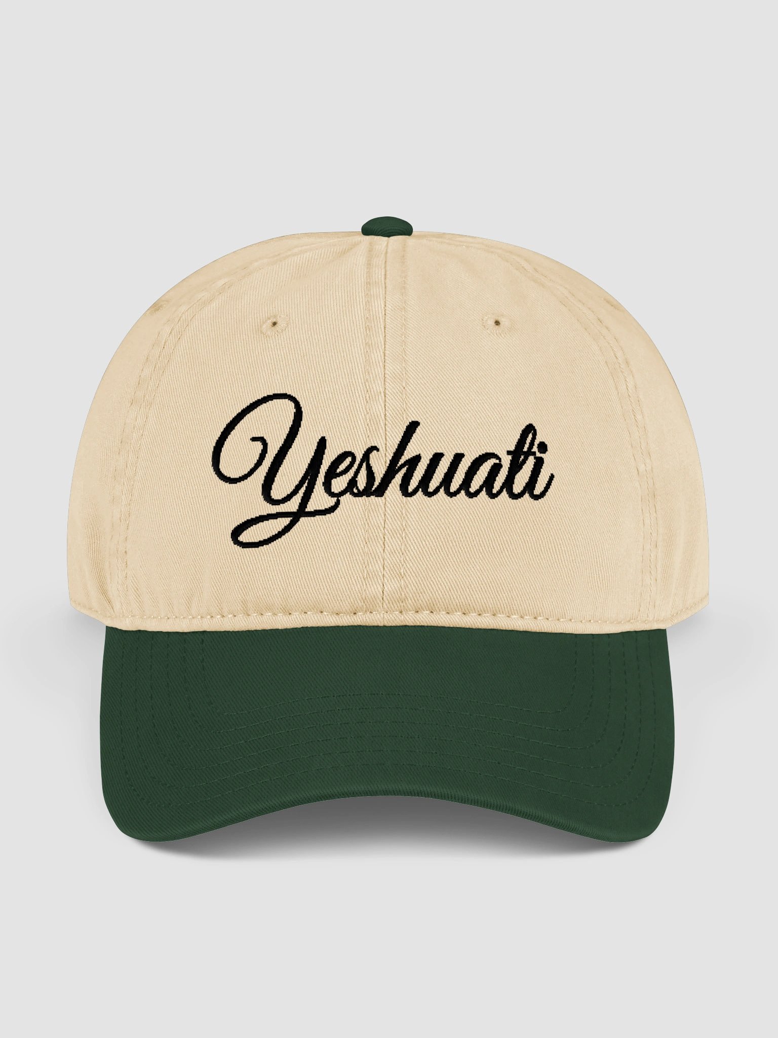 YESHUATI (My Salvation) [Black Letters] Cap product image (1)