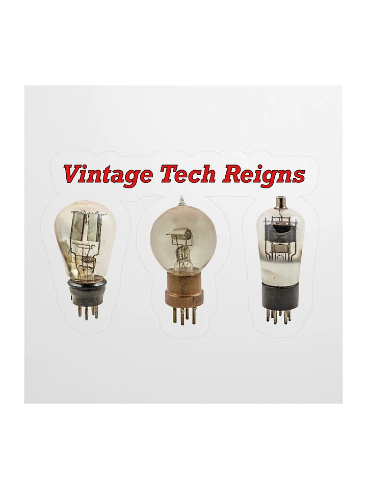 Vintage Tech Reigns Stickers product image (1)