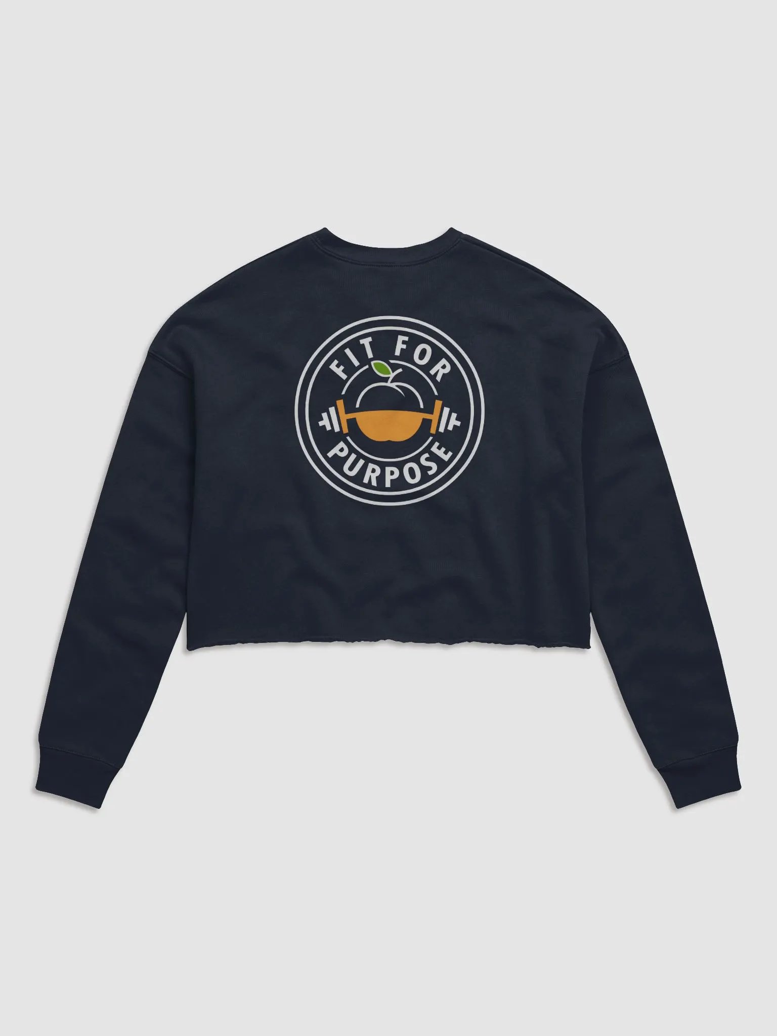 Premium Fleece Crop Sweat (White Logo) product image (7)